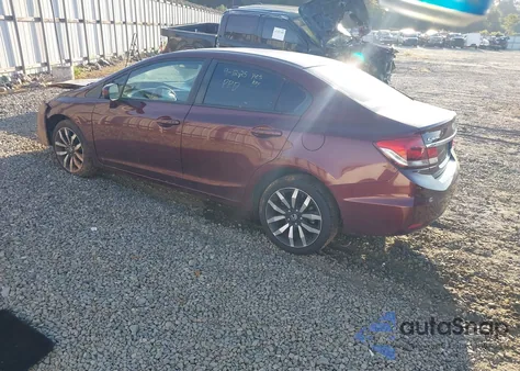 2015 Honda Civic Ex-L from USA, damaged, VIN 2HGFB2F98FH538280